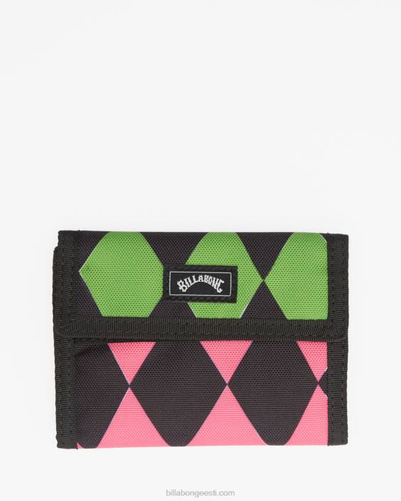 tribong lite kolmekordne rahakott mehed neoonroheline D28T858 Billabong