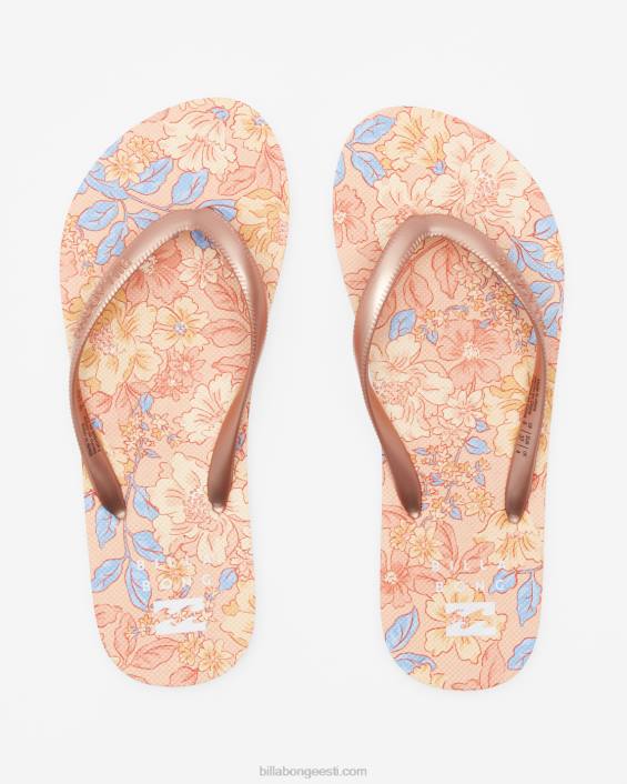 dama kummist plätud sandaalid naised hele melon D28T2523 Billabong