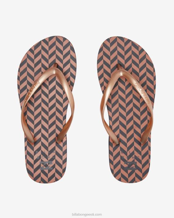 dama kummist plätud sandaalid naised telliskivi D28T2520 Billabong