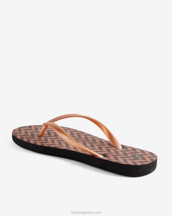 dama kummist plätud sandaalid naised telliskivi D28T2520 Billabong