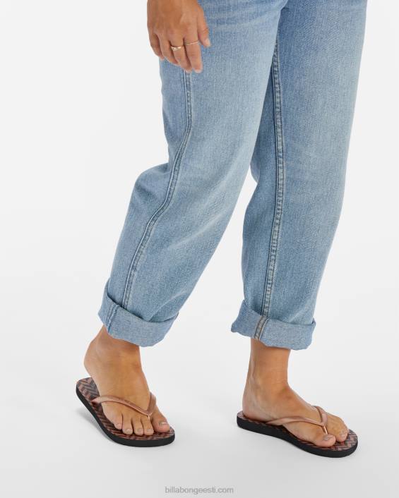 dama kummist plätud sandaalid naised telliskivi D28T2520 Billabong