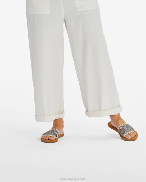 kalani slider sandaalid naised must valge D28T2500 Billabong