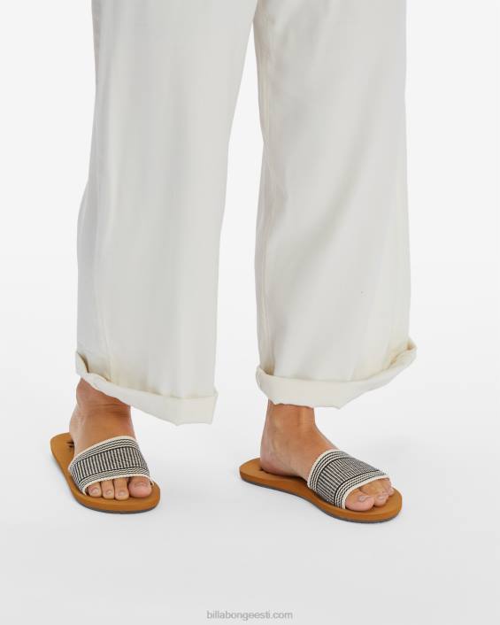 kalani slider sandaalid naised must valge D28T2500 Billabong
