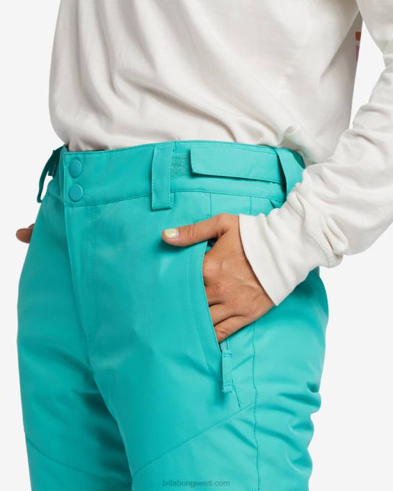 a/div malla soojustusega lumepüksid naised mereroheline D28T2556 Billabong