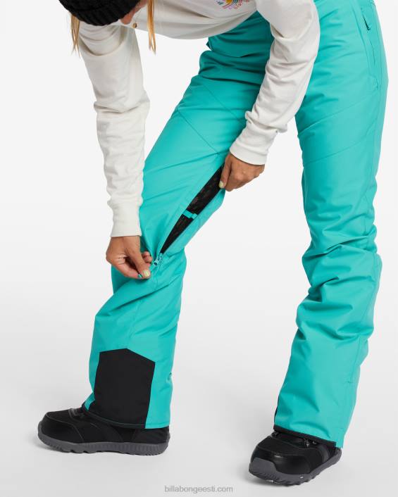 a/div malla soojustusega lumepüksid naised mereroheline D28T2556 Billabong