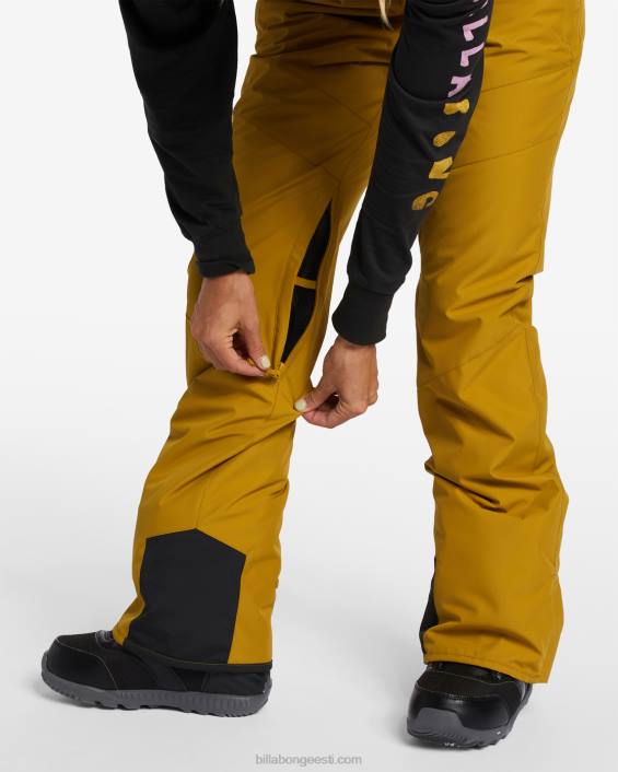 a/div malla soojustusega lumepüksid naised värske sammal D28T2551 Billabong