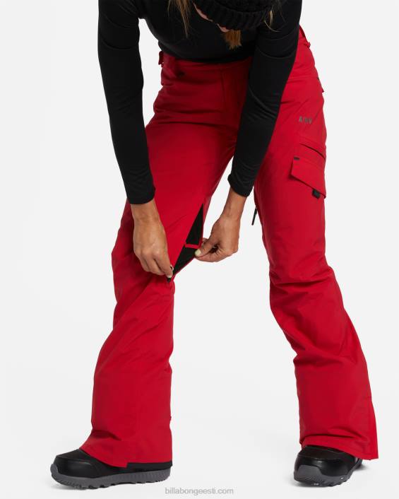 a/div nela 15k soojustusega lumepüksid naised helepunane D28T2559 Billabong