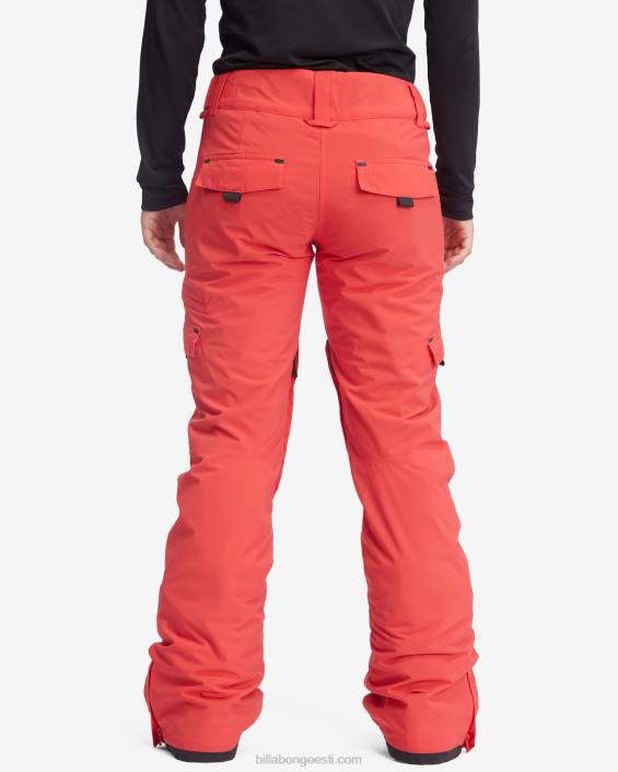 nela soojustusega lumepüksid naised tulipunane D28T2564 Billabong