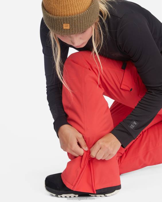 nela soojustusega lumepüksid naised tulipunane D28T2564 Billabong