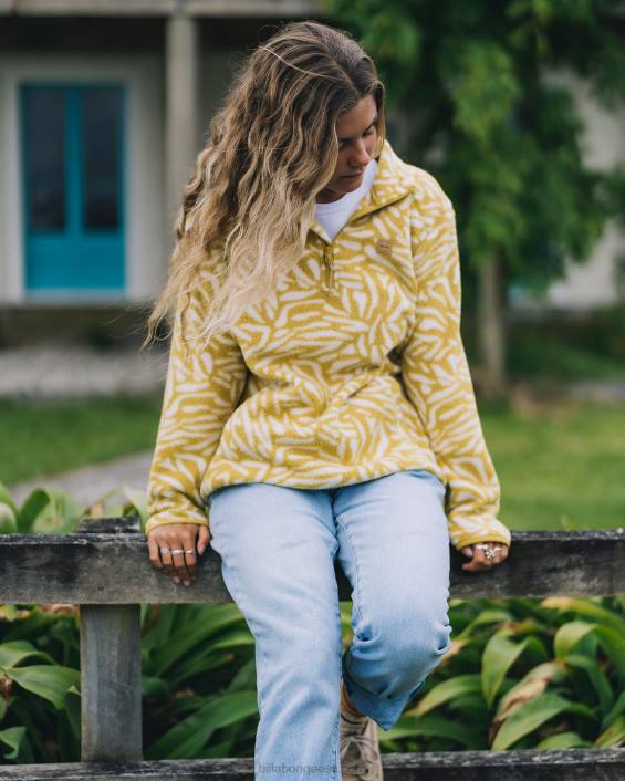 a/div boundary mock 3 pooltõmblukuga dressipluus naised värske sammal D28T2227 Billabong