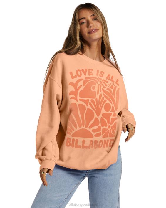 sõita ülisuure kaelusega dressipluusis naised hele melon D28T2036 Billabong