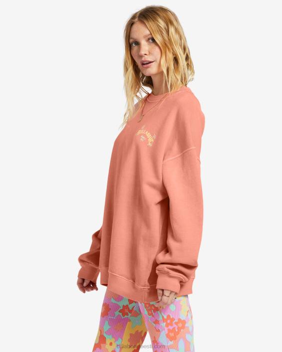 sõita ülisuure kaelusega dressipluusis naised virsikupirukas D28T1873 Billabong