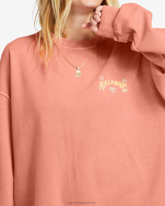 sõita ülisuure kaelusega dressipluusis naised virsikupirukas D28T1873 Billabong