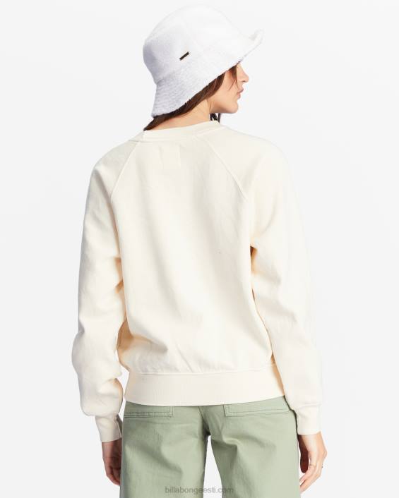 siin on graafiline kaelusega dressipluus naised antiikne valge D28T2218 Billabong