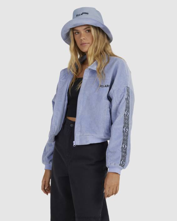 ratsutamine toon kärbitud velvetist jope naised laineline sinine D28T1953 Billabong