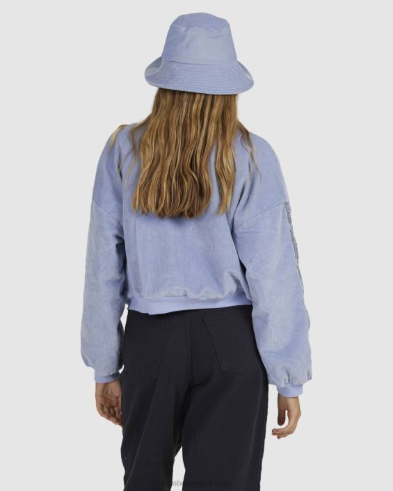 ratsutamine toon kärbitud velvetist jope naised laineline sinine D28T1953 Billabong