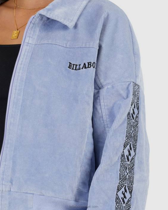 ratsutamine toon kärbitud velvetist jope naised laineline sinine D28T1953 Billabong