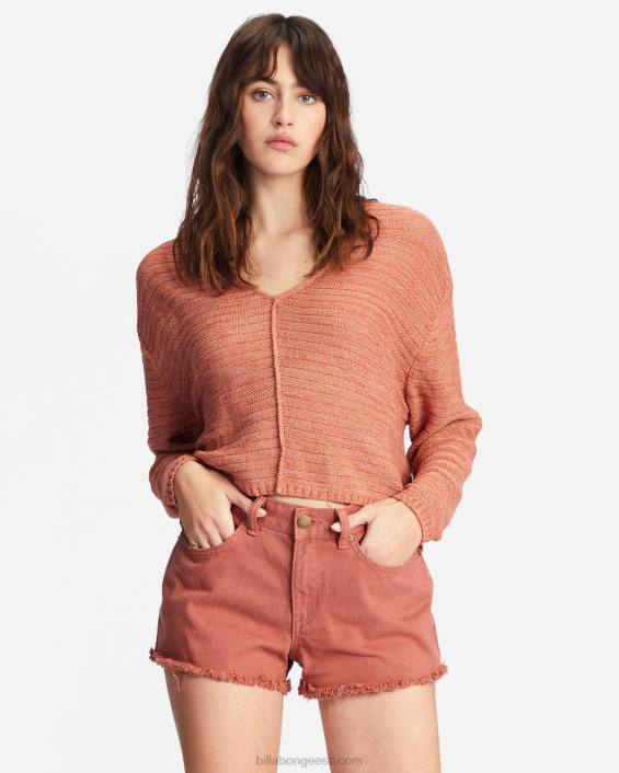 iga päev pullover kampsun naised magus šokolaad D28T2211 Billabong