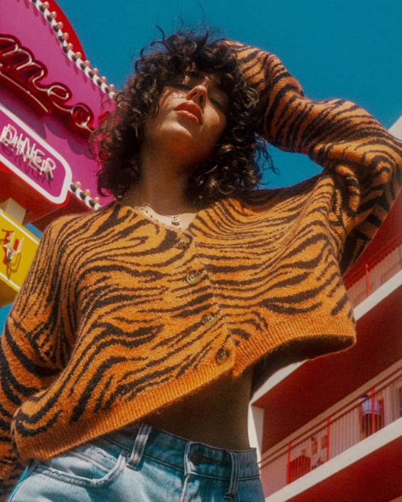 metsik ühe kärbitud kampsun kampsun naised kõrbesavi D28T2245 Billabong