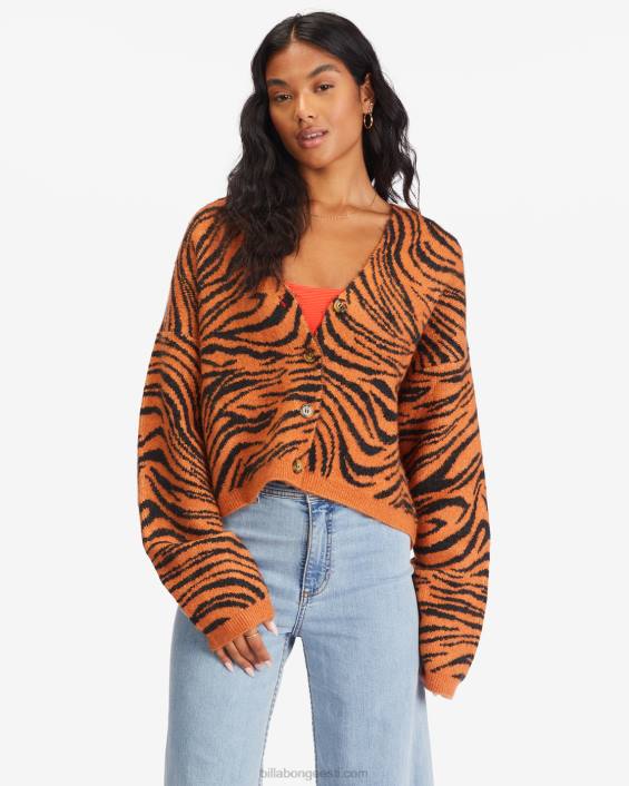 metsik ühe kärbitud kampsun kampsun naised kõrbesavi D28T2245 Billabong