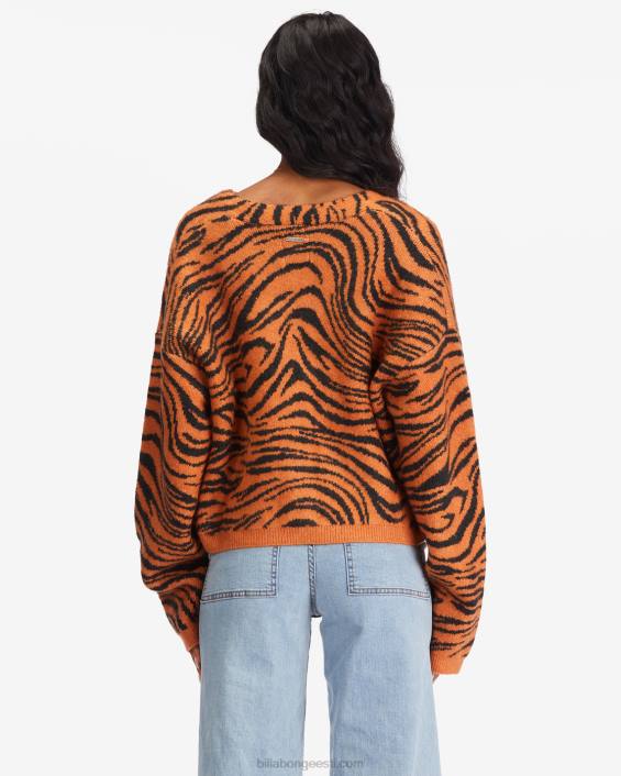 metsik ühe kärbitud kampsun kampsun naised kõrbesavi D28T2245 Billabong