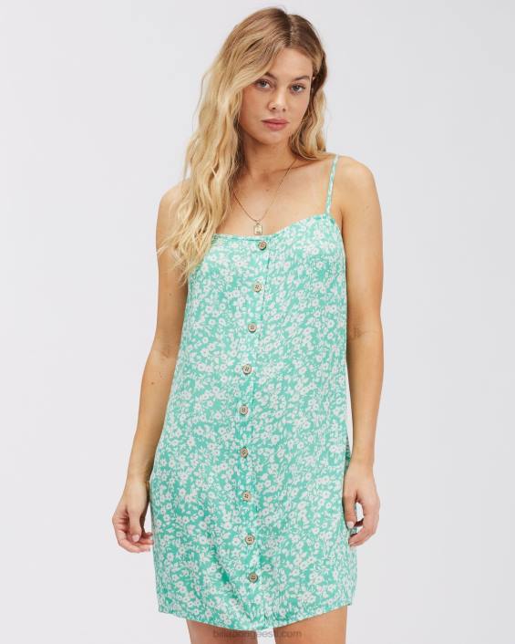 hommikune kerge minikleit naised troopiline roheline D28T2376 Billabong