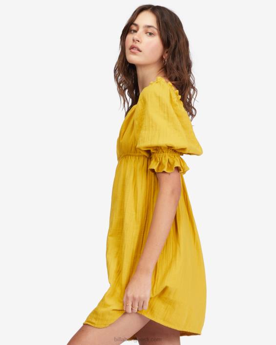 ideaalne paradise babydoll kleit naised kuldne puudutus D28T2260 Billabong