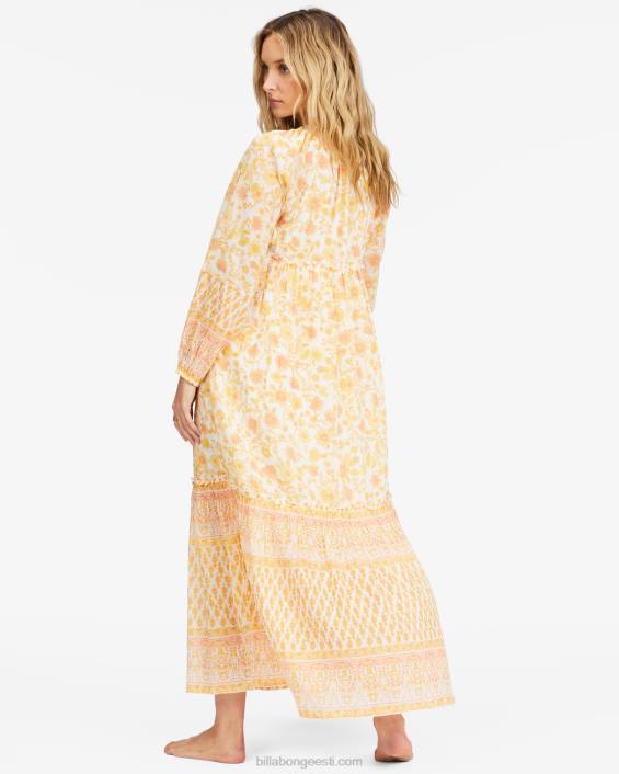 lõputu päikeseloojanguga pikkade varrukatega maksikleit naised soola kristall D28T2270 Billabong