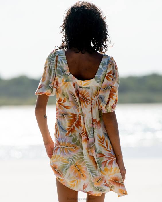 lahe pool babydoll kleit naised valge/multi D28T2378 Billabong