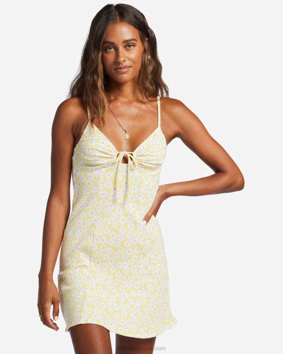 päikseline aiariba kootud kleit naised päikesekiir D28T2830 Billabong