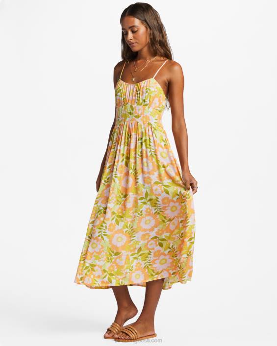 sinu beibe midi kleit naised apelsinikoor D28T1801 Billabong