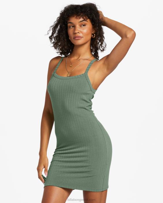 suvine babe ribi kootud kleit naised luv armee D28T1863 Billabong