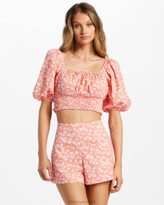 ainult sina elastsed vöökohaga lühikesed püksid naised flamingo D28T2069 Billabong