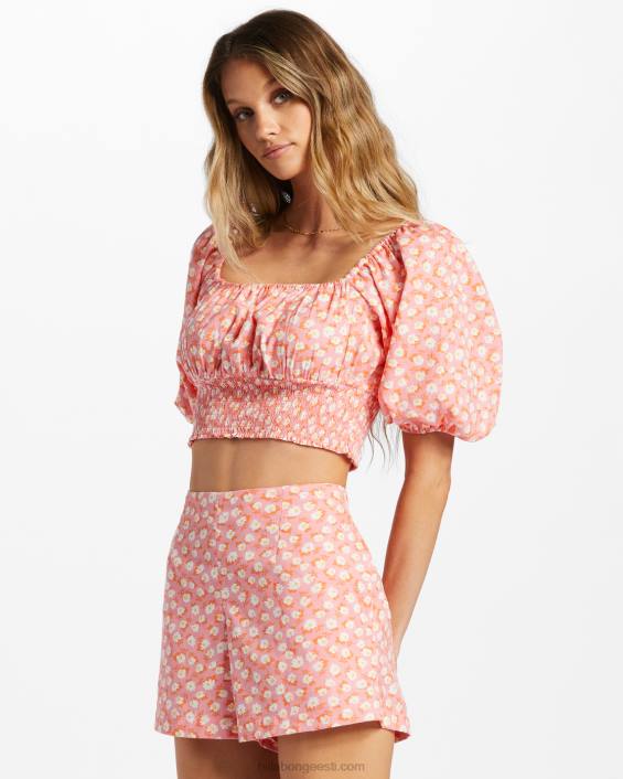 ainult sina elastsed vöökohaga lühikesed püksid naised flamingo D28T2069 Billabong