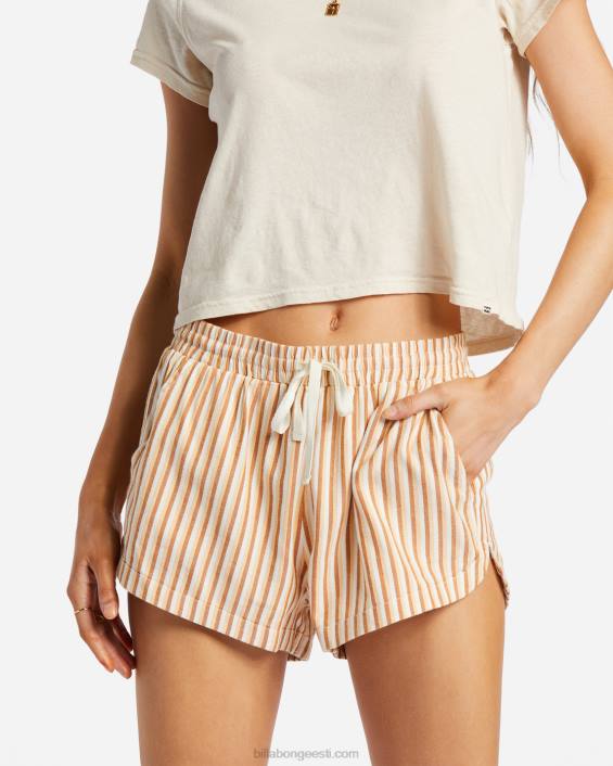 road trippin elastsed vöökohaga lühikesed püksid naised nii pruunikas D28T1816 Billabong