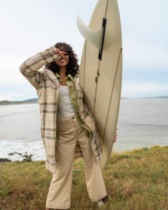 kommid velvetist püksid naised valge liiv D28T1979 Billabong