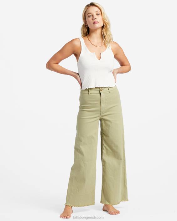 vabalangevad kõrge vöökohaga püksid naised avokaado D28T1943 Billabong