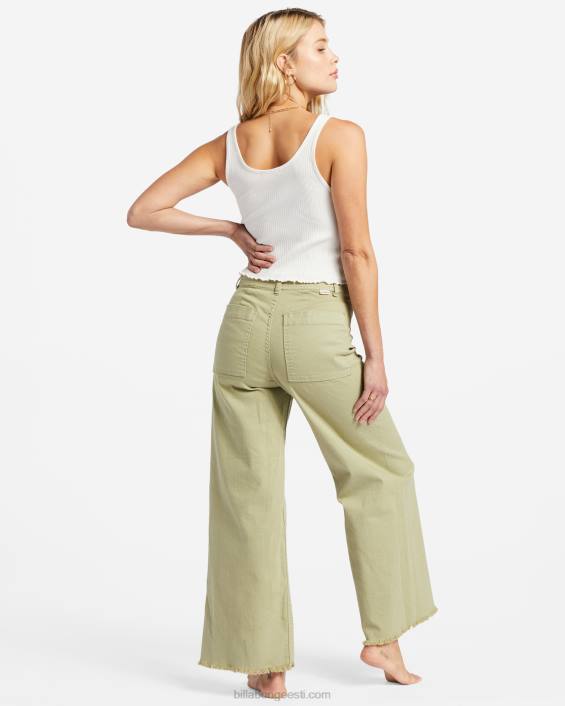 vabalangevad kõrge vöökohaga püksid naised avokaado D28T1943 Billabong