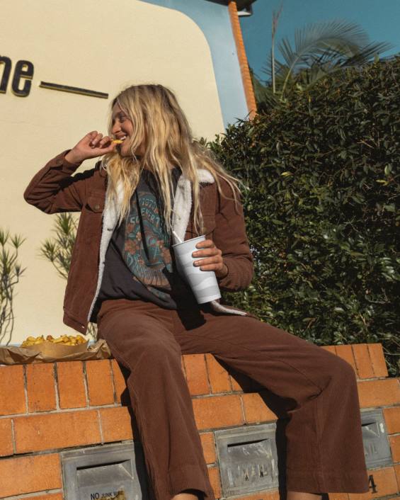 velvetist pükstel soon naised tume šokolaad D28T1880 Billabong