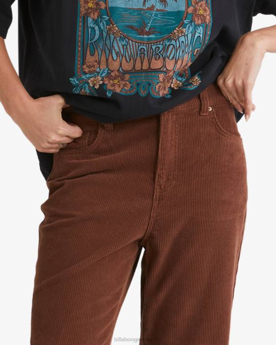 velvetist pükstel soon naised tume šokolaad D28T1880 Billabong