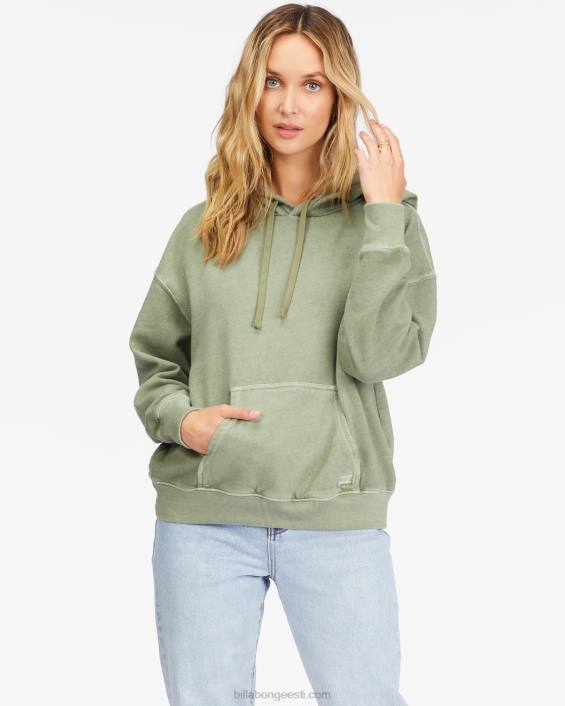 ideaalne nädalavahetuse raskekaalu pullover naised armee D28T2273 Billabong