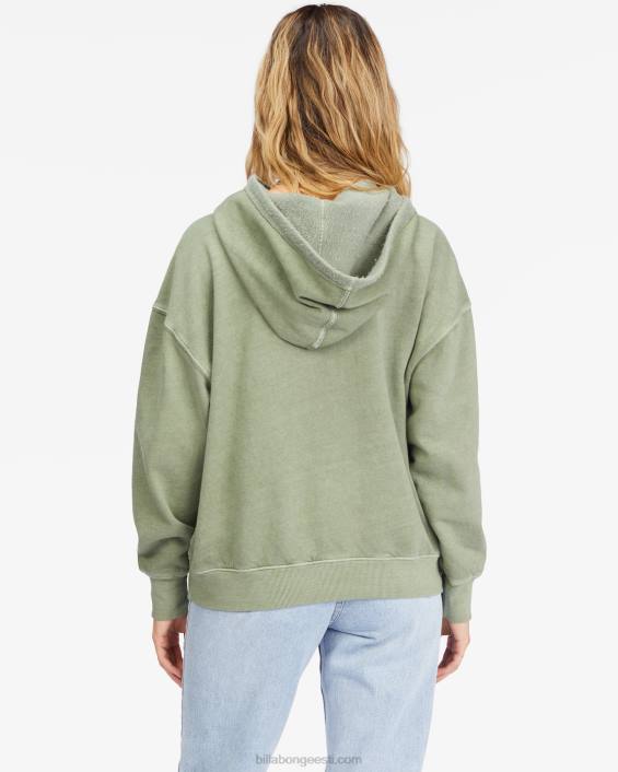ideaalne nädalavahetuse raskekaalu pullover naised armee D28T2273 Billabong