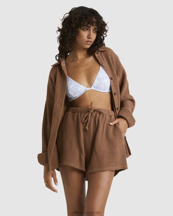 lukus sulle pikkade varrukatega särk naised kakao D28T2001 Billabong