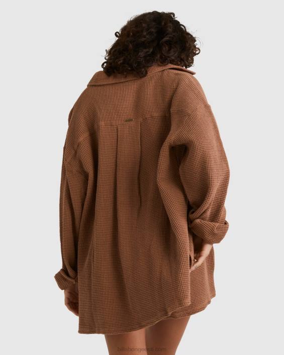 lukus sulle pikkade varrukatega särk naised kakao D28T2001 Billabong