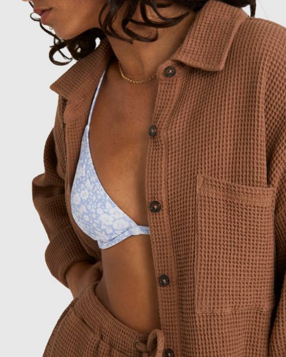 lukus sulle pikkade varrukatega särk naised kakao D28T2001 Billabong