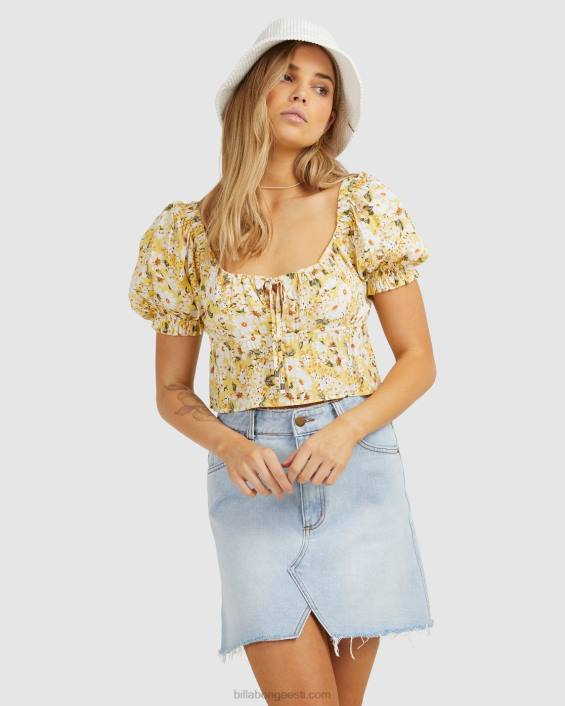 nii õnnelik teksadest miniseelik naised vananenud indigo D28T2353 Billabong