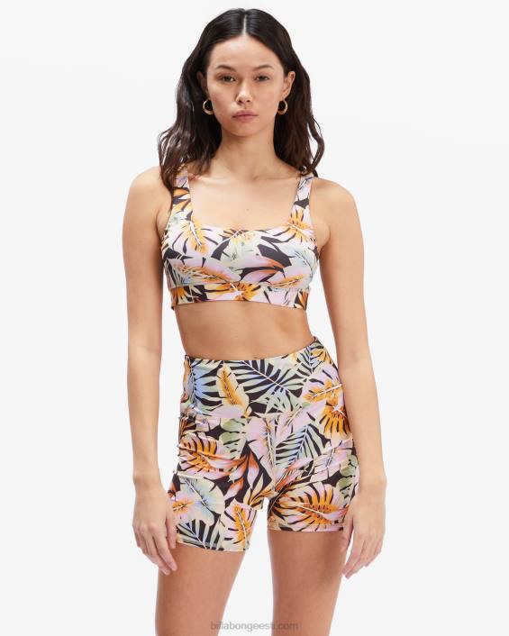 paradise tank spordirinnahoidja naised must kivike D28T2380 Billabong