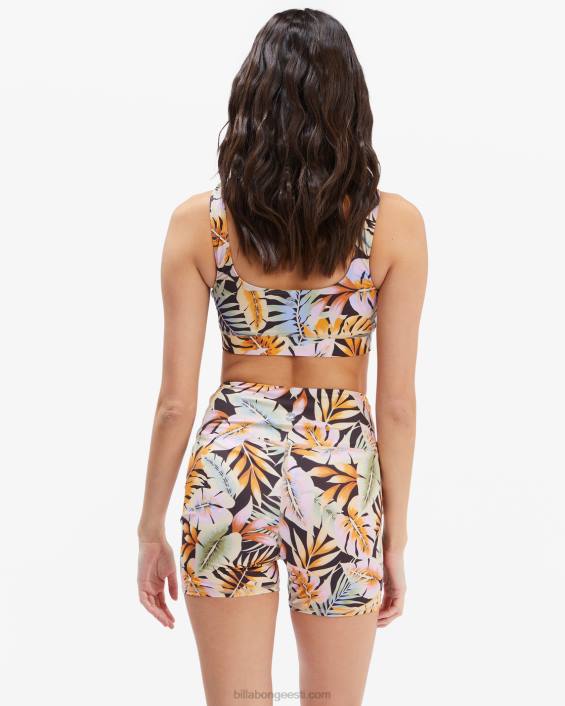 paradise tank spordirinnahoidja naised must kivike D28T2380 Billabong