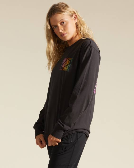 a/div pikkade varrukatega T-särk naised maha must D28T2208 Billabong