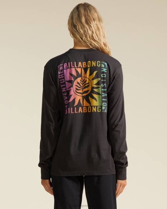 a/div pikkade varrukatega T-särk naised maha must D28T2208 Billabong